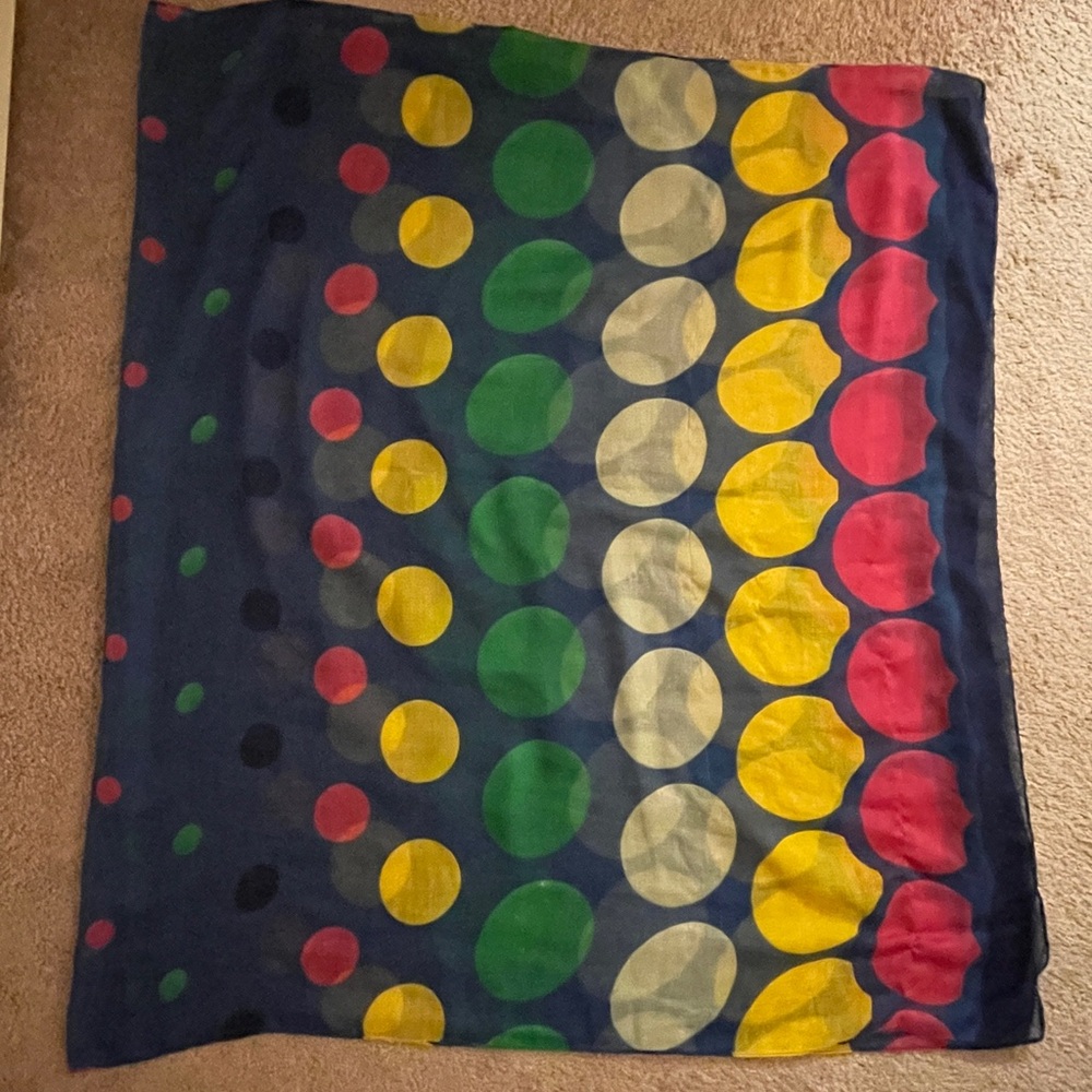 Colorful Polka Dot Scarf